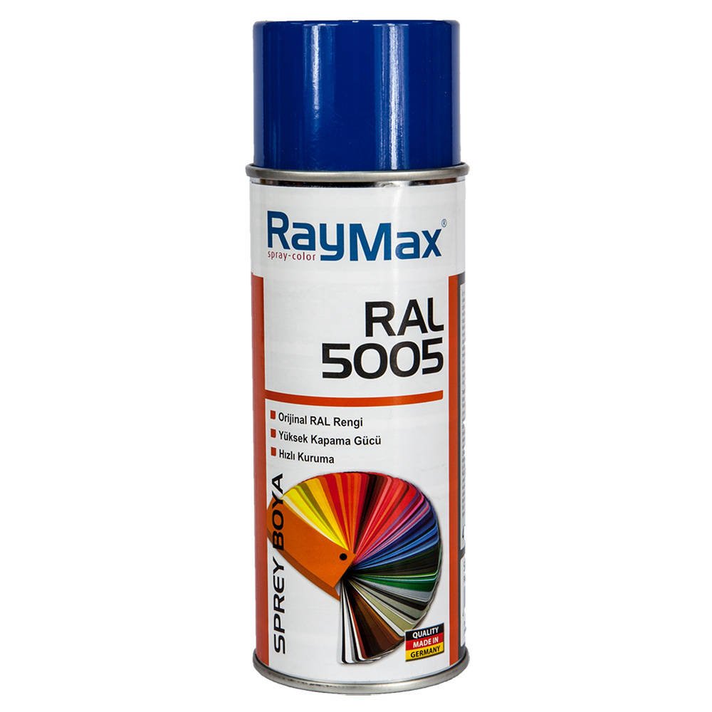 Raymax RAL 5005 Sinyal Mavi Akrilik Sprey Boya 400ml